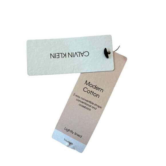 Calvin Klein Bra Womens Small Lightly Lined Triangle Adjustable - Picture 3 of 4